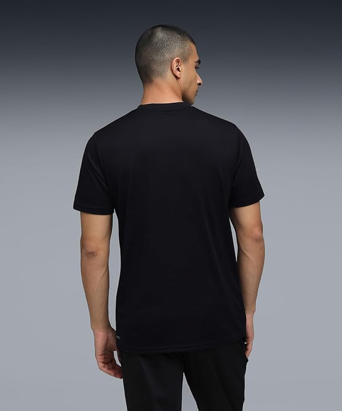 Puma Men Polyester Solid Regular Fit T-Shirt
