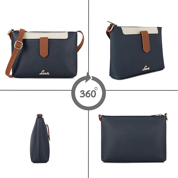 Women's Keiko 2C Colorblock Top Zip Crossbody Sling Bag