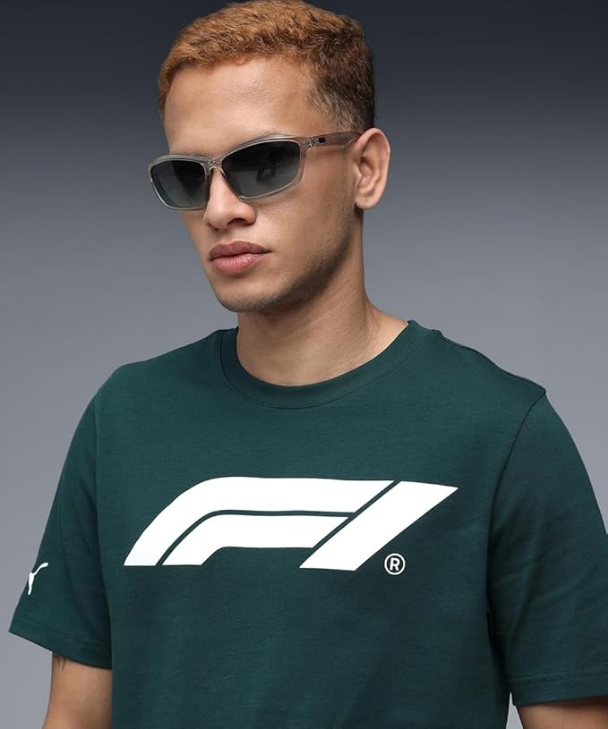 Puma Men's Cotton Printed Regular Fit T-Shirt