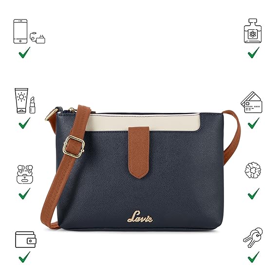 Women's Keiko 2C Colorblock Top Zip Crossbody Sling Bag