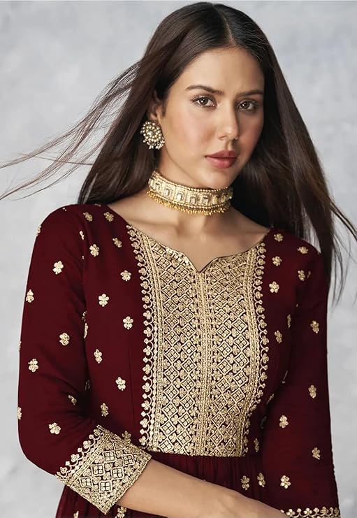 Elegant Embroidered Partywear Women’s Kurta Pant Dupatta Set – Stylish Ethnic Wear
