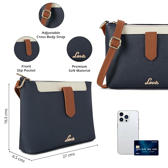 Women's Keiko 2C Colorblock Top Zip Crossbody Sling Bag